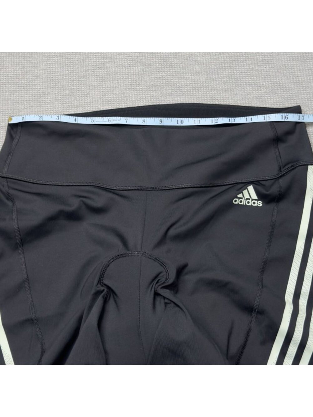 Adidas Black Cycling Shorts Womens Size 2X Tights Padded Seat Compression NEW - Picture 9 of 16